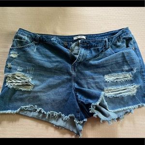 Women’s jean shorts size 20
